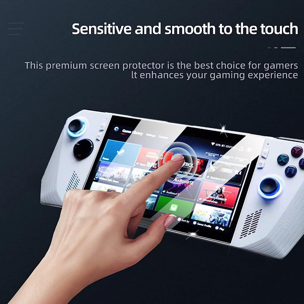 ROG Ally Premium 9H Tempered Glass - 1pcs / 2pcs