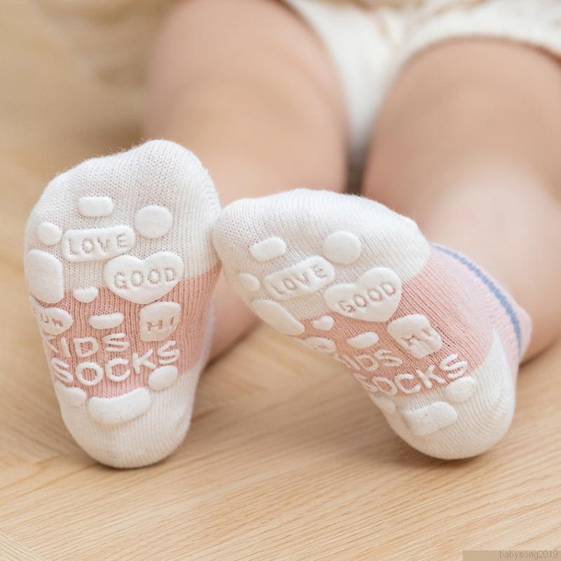 5 Pcs/set Baby Socks Children Girl Boy Anti Slip Floor Socks Kids Soft Warm Sock Casual Short Sock 0-12 Years