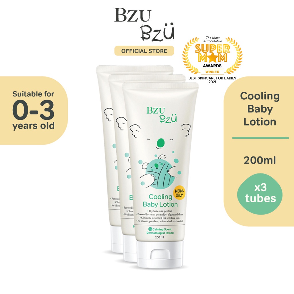 BZU BZU Cooling Baby Lotion (200ml x 3)