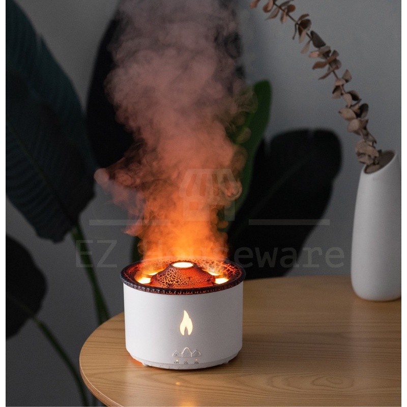 Volcano Flame Aroma Diffuser Essential Oil Aromatherapy Humidifier