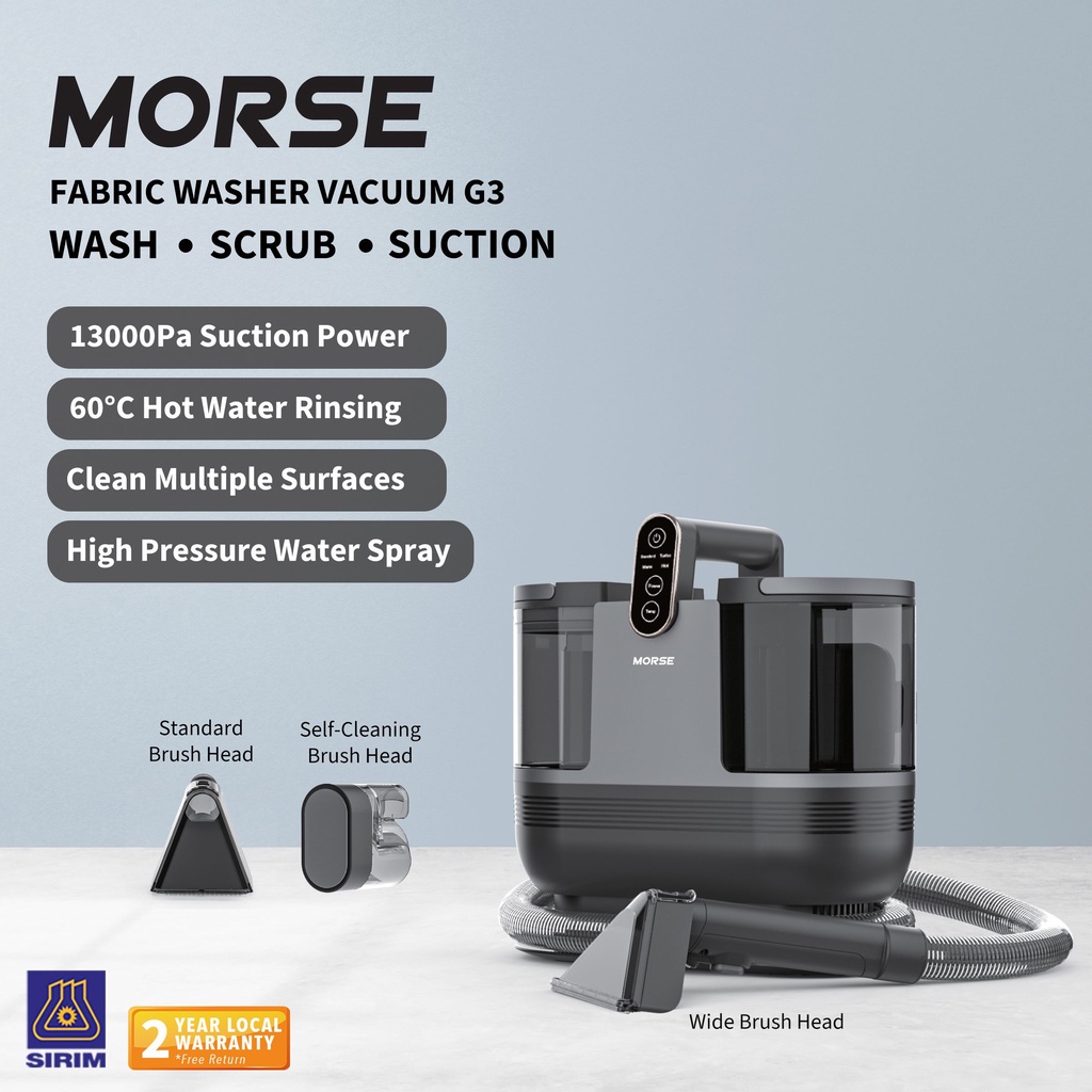 Morse Fabric Washer Vacuum G3