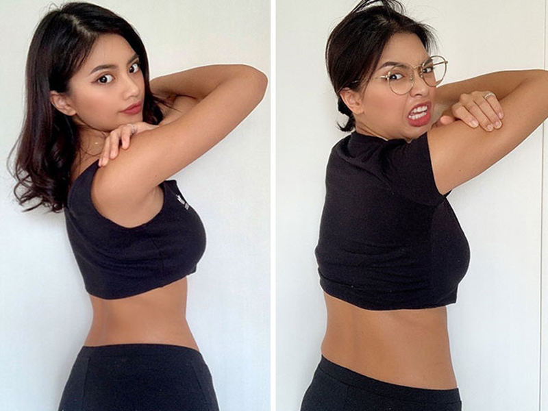 網紅 實際/表面 對比照 網紅 實際/表面 對比照