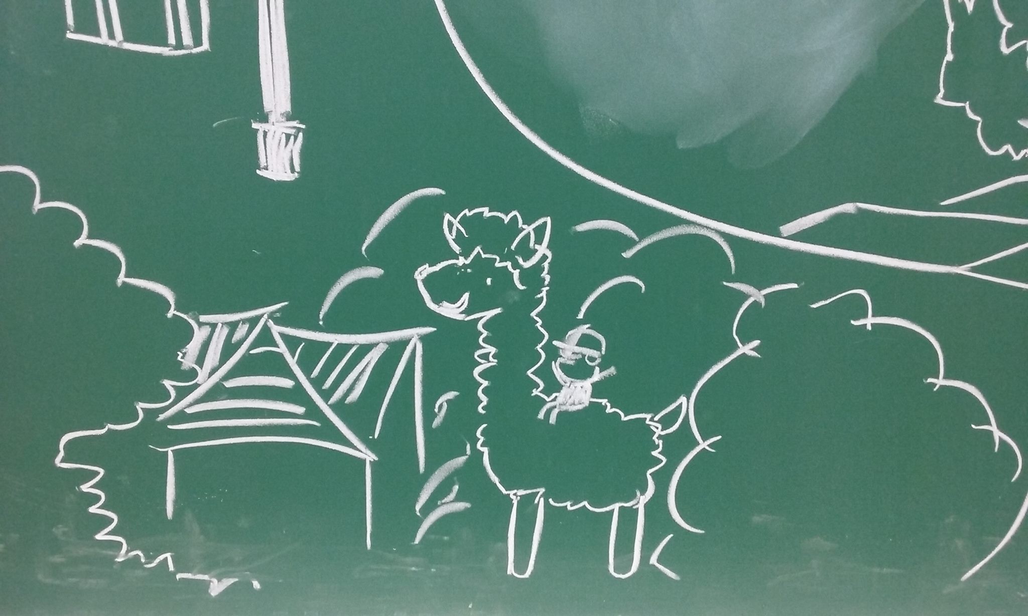 老師只是隨口說說「畫個《清明上河圖》」，隔天就出現在黑板上了 ...