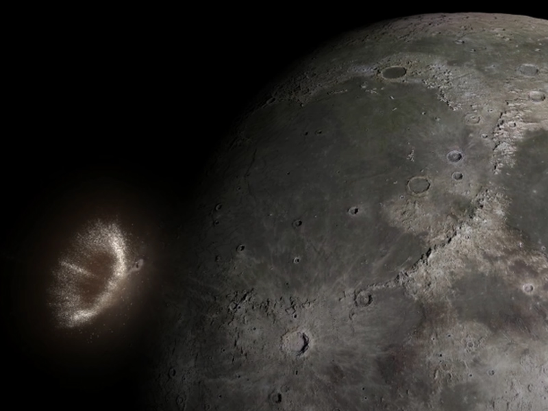 小行星撞月球畫面曝光