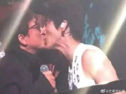 王力宏和成龍 非一般的關係 #KISS #接吻