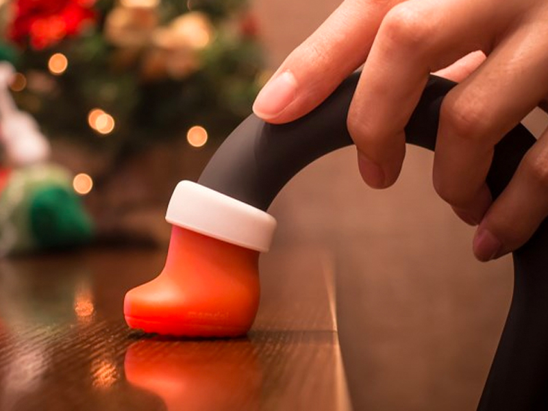 迷你雨傘靴子，穿好雨鞋就不怕傘柄會滑掉了 ...