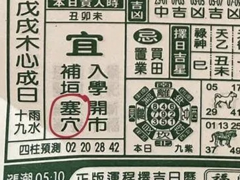 今晚情人節「宜塞穴」