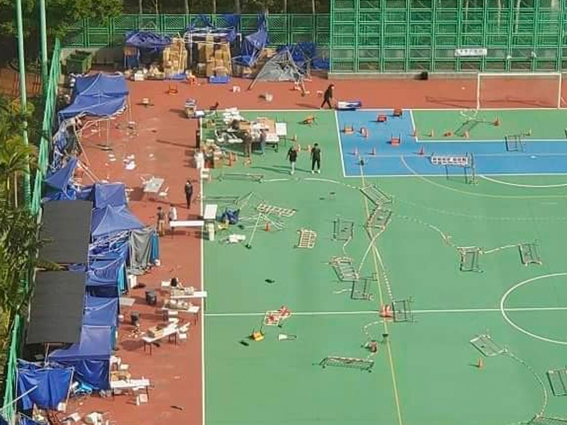 因為沒有妥善管理 流動採樣站變成咁