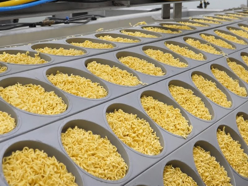 韓國拉麵工廠的驚人拉麵製造工藝