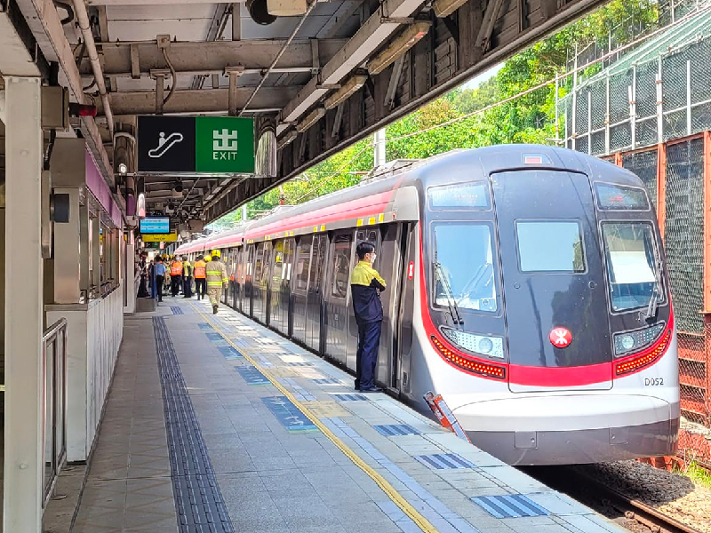 大埔墟火車站有人墮軌 大埔墟火車站有人墮軌