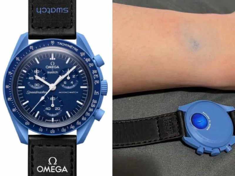 Omega x Swatch 月球錶甩色