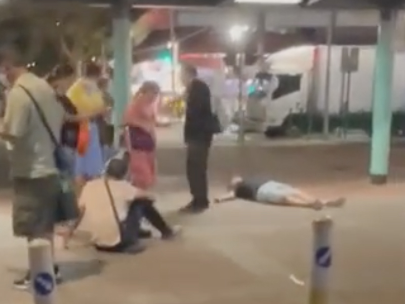 天水圍六旬漢慶生 後腦落地死亡片段