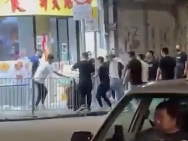 尖沙咀金巴利道 古惑仔又斬人 尖沙咀金巴利道 古惑仔又斬人