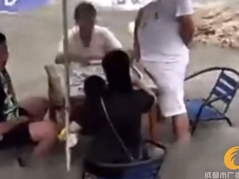 有人預警山洪瀑發 卻有人只顧着打麻雀 有人預警山洪瀑發 卻有人只顧着打麻雀