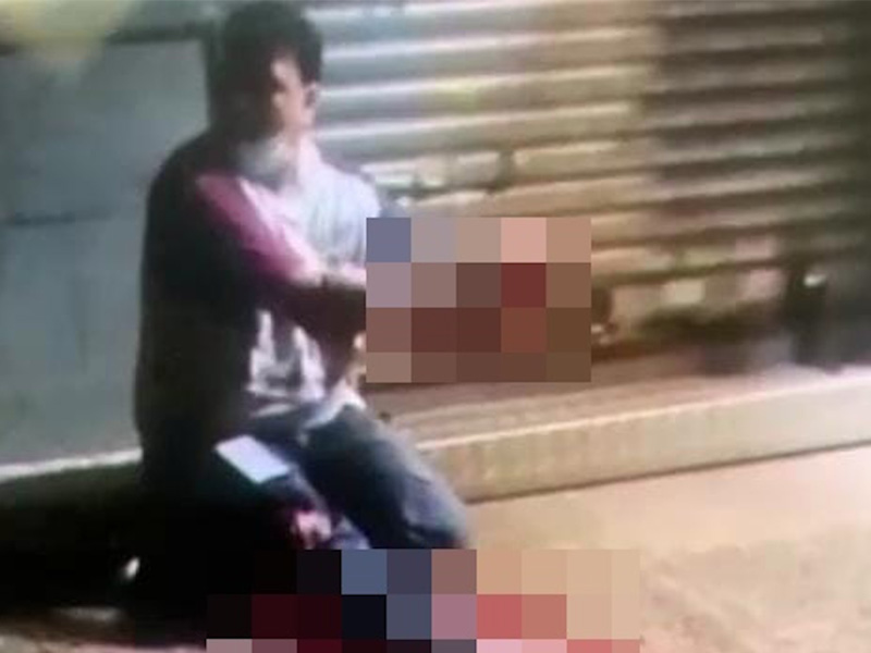 南亞漢元朗街頭 遭斬甩手影片曝光