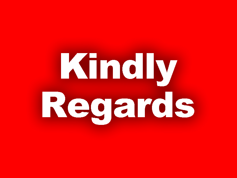 Email 結尾，不要再寫 Kindly Regards