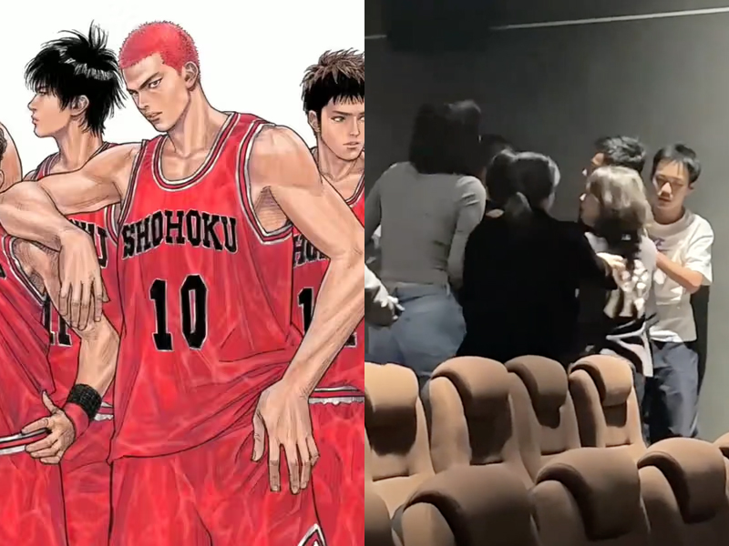 看完灌籃高手太過熱血 散場後即興 MMA 混抽