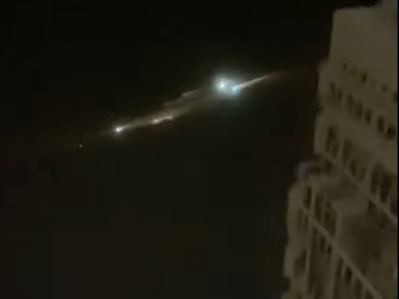 吉林上空突出現不明飛行物體