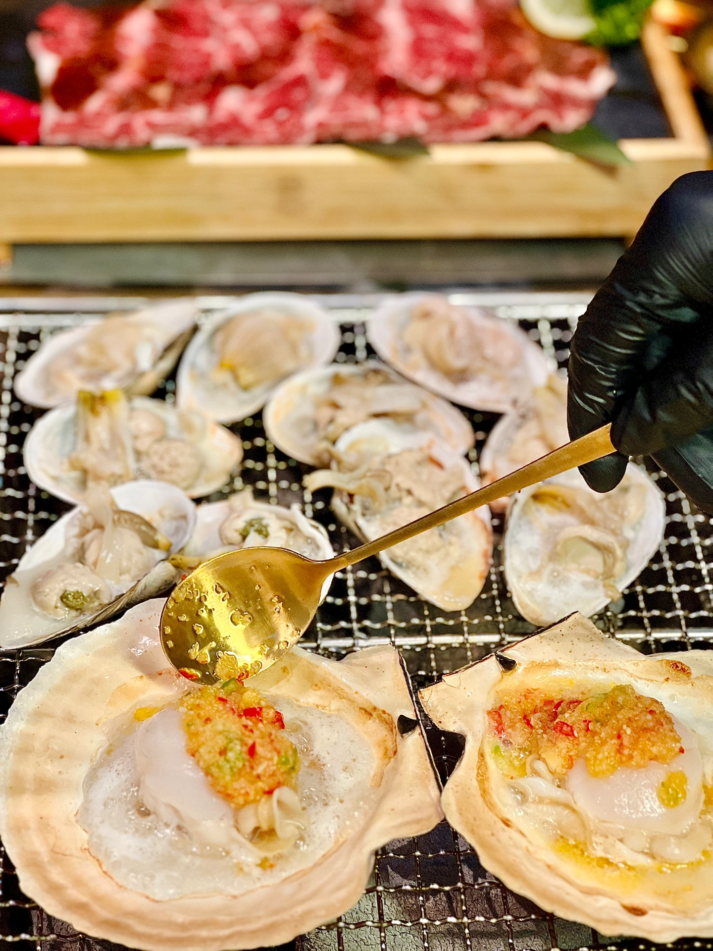 深圳：炭烤深海貝好好吃！！