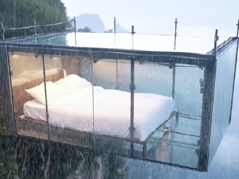 懸崖民宿，你願意來住嗎？