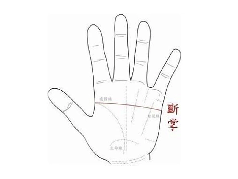 斷掌一條線,富貴不相欠 斷掌一條線,富貴不相欠