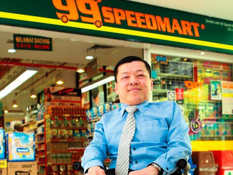 患小兒麻痹症、下肢癱瘓，卻擁有2000家超市