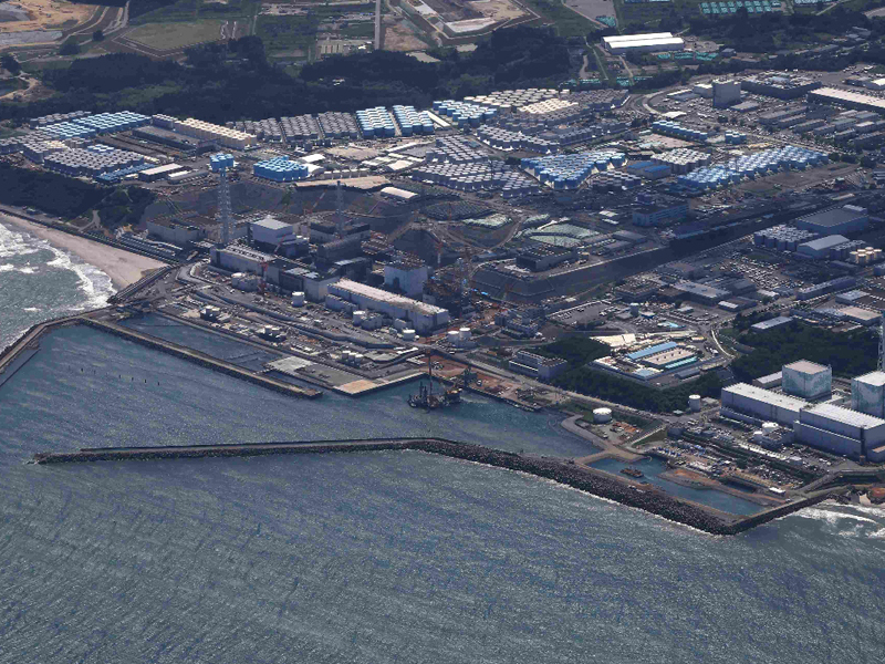福島核電廠 5.5 億噸核廢水外洩，並已滲入土壤