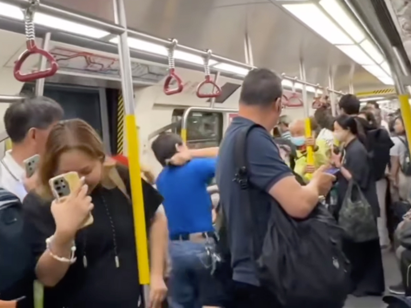 港鐵中年男子 MMA 影片曝光