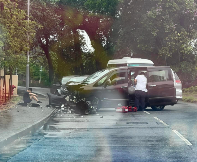 大埔嚴重車禍：1 死 5 傷！