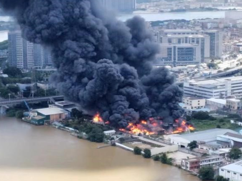 東莞工廠大爆炸，火球直衝半空