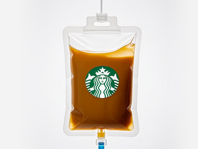 咖啡迷的終極夢想：當咖啡直接進入你的血液！