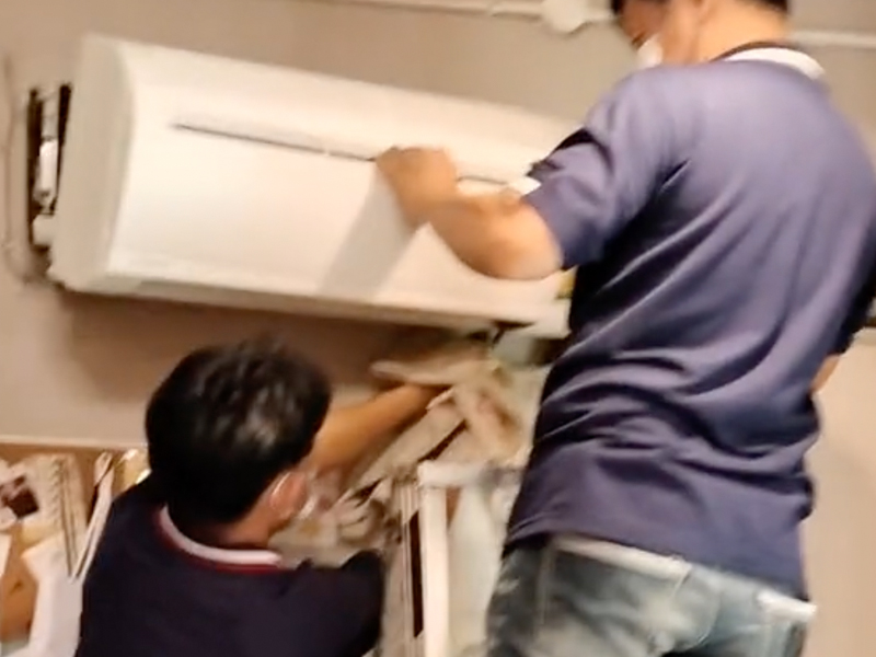 恐怖事件！冷氣機內持續發出詭異聲響
