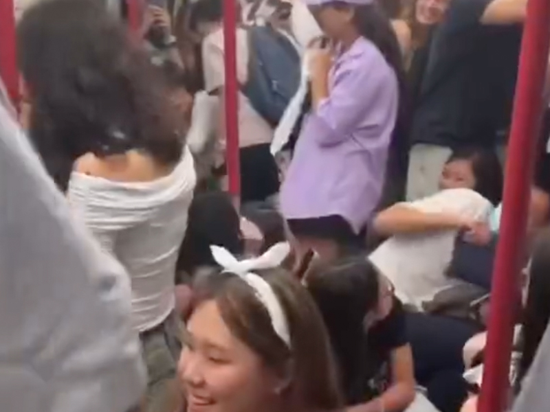 當一隻飛蛾出現在港鐵車廂