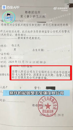 王寶強遭舉報詐欺 4.5 億