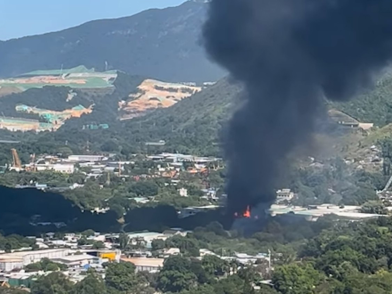 粉嶺貨倉發生大爆炸