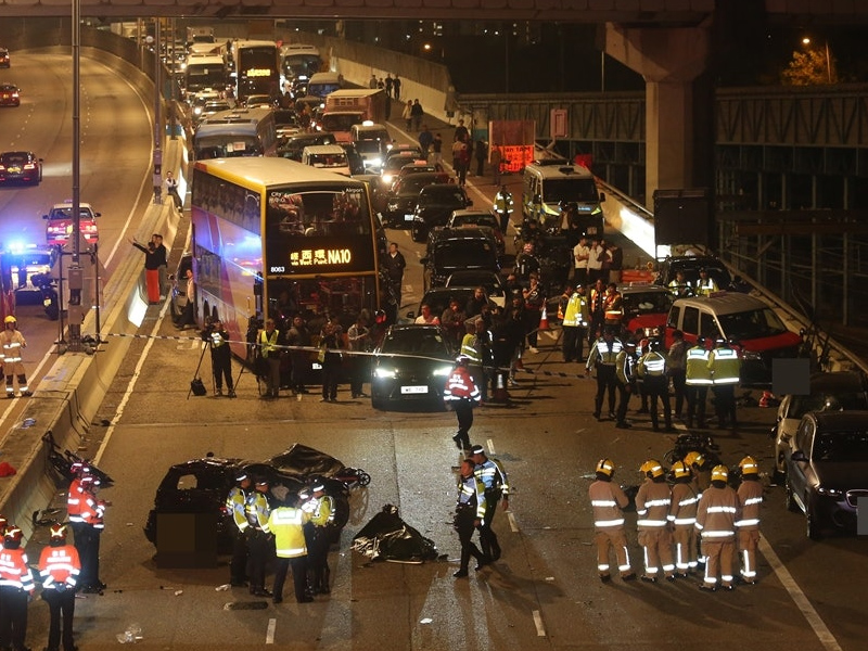西九龍元旦奪命車禍,3 名死者為親戚關係 西九龍元旦奪命車禍,3 名死者為親戚關係
