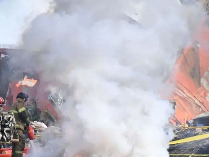 濟州航空失事客機殘骸，突然離奇起火