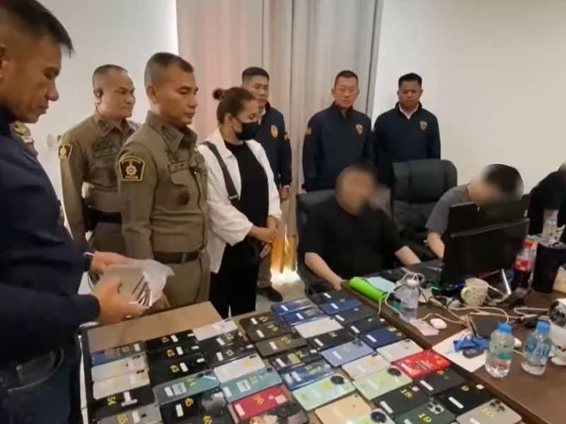 10 餘名中國籍詐騙嫌犯泰國被擒