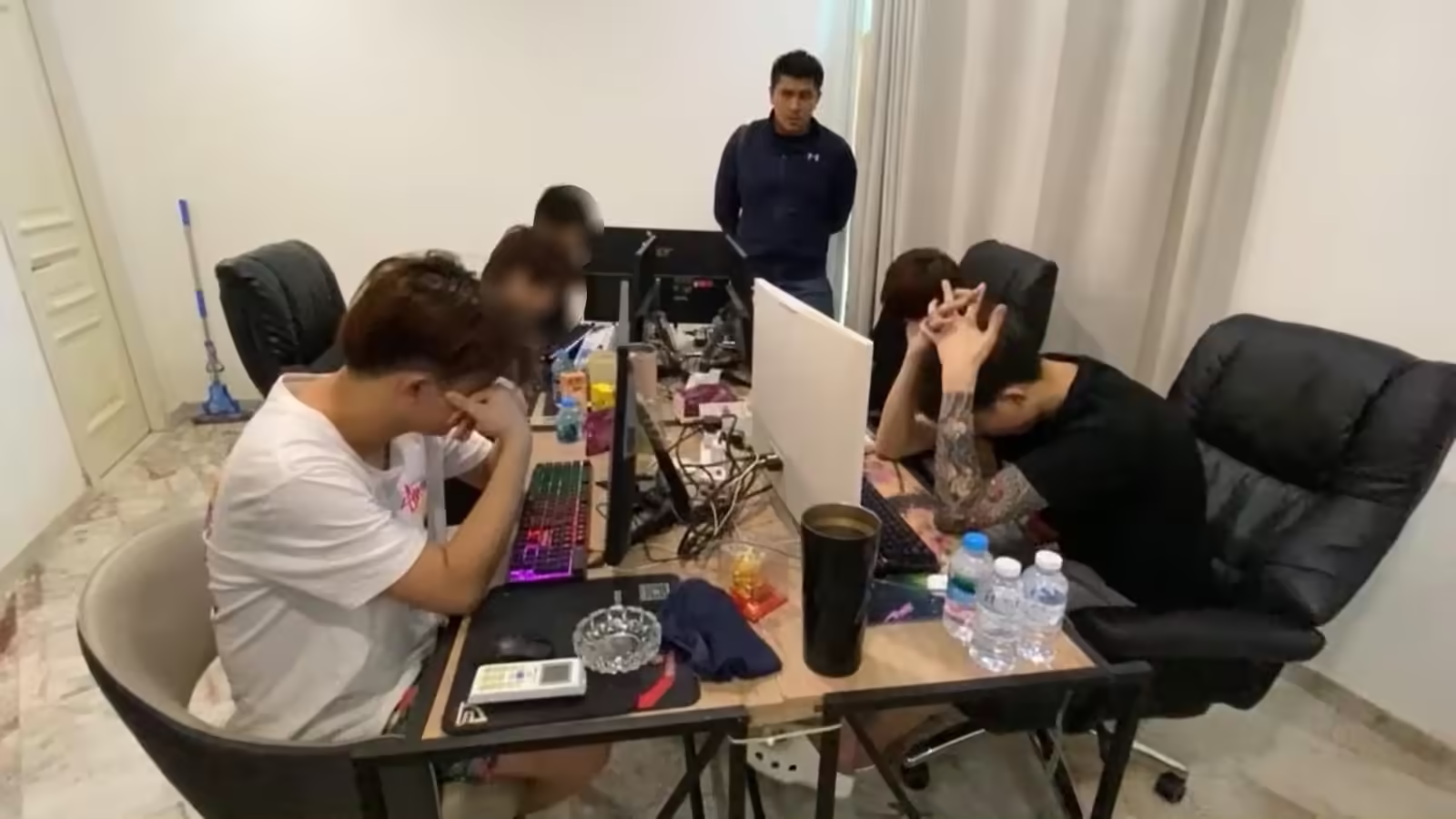 10 餘名中國籍詐騙嫌犯泰國被擒