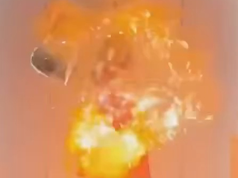 生日會意外，氣球爆炸女子變火球