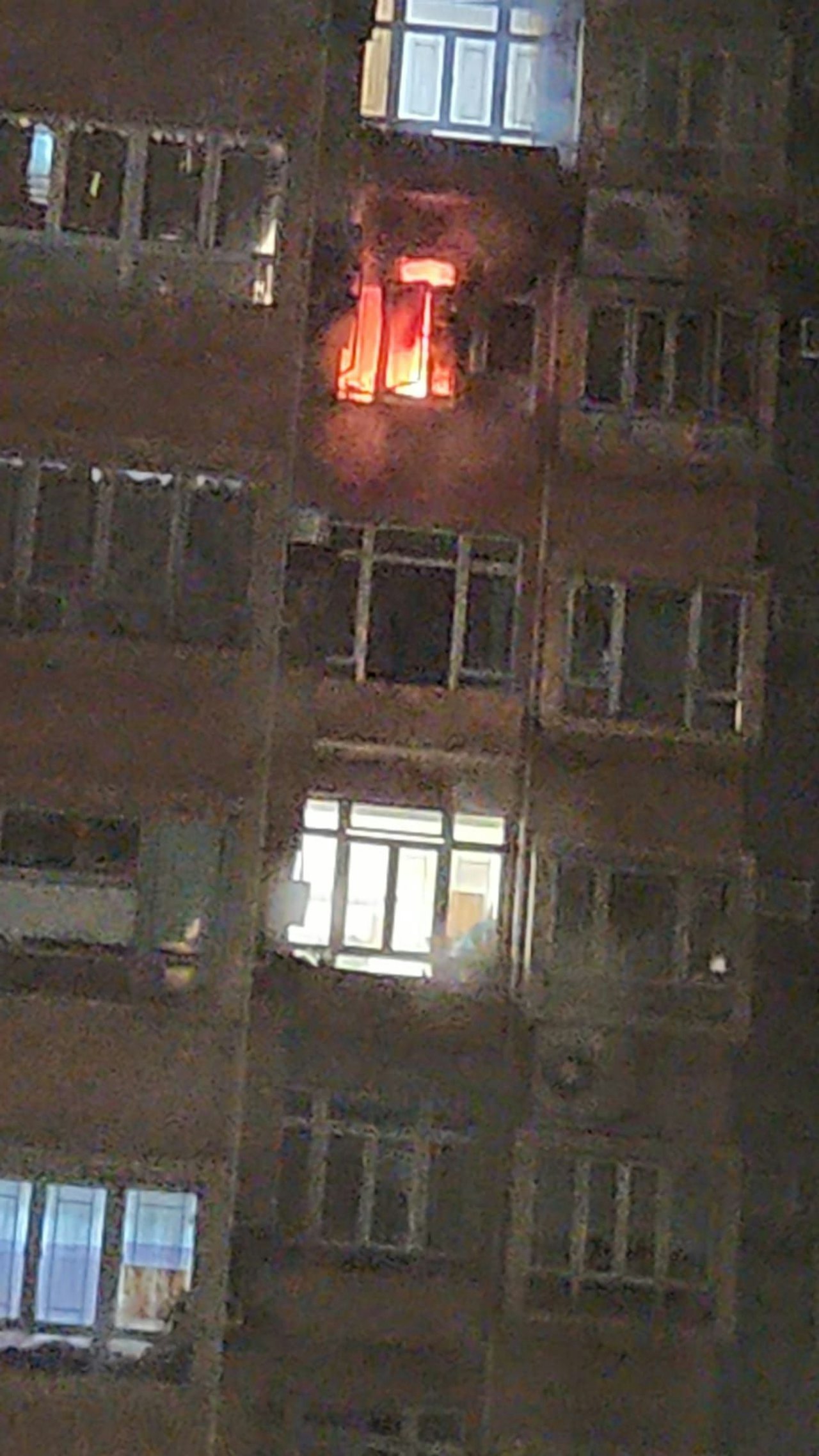 大圍愉景花園火警