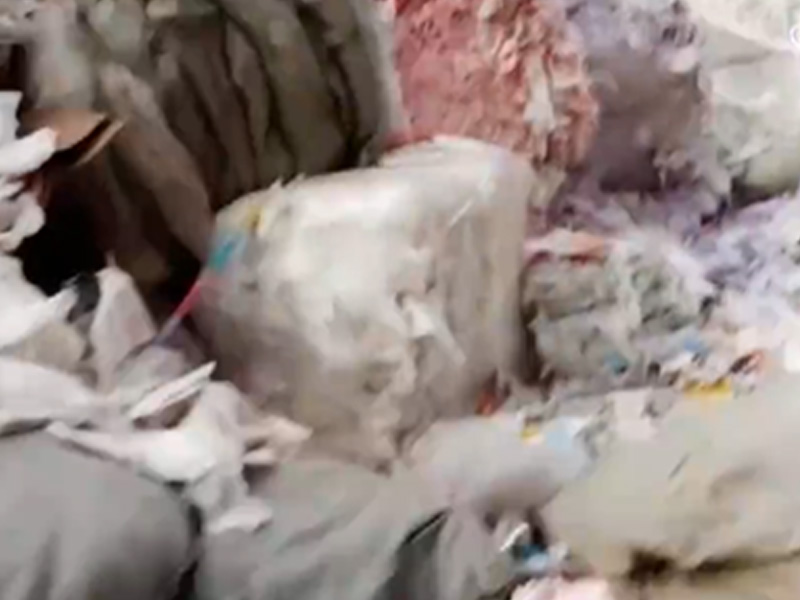 內地企業使用回收廢品製造衛生巾