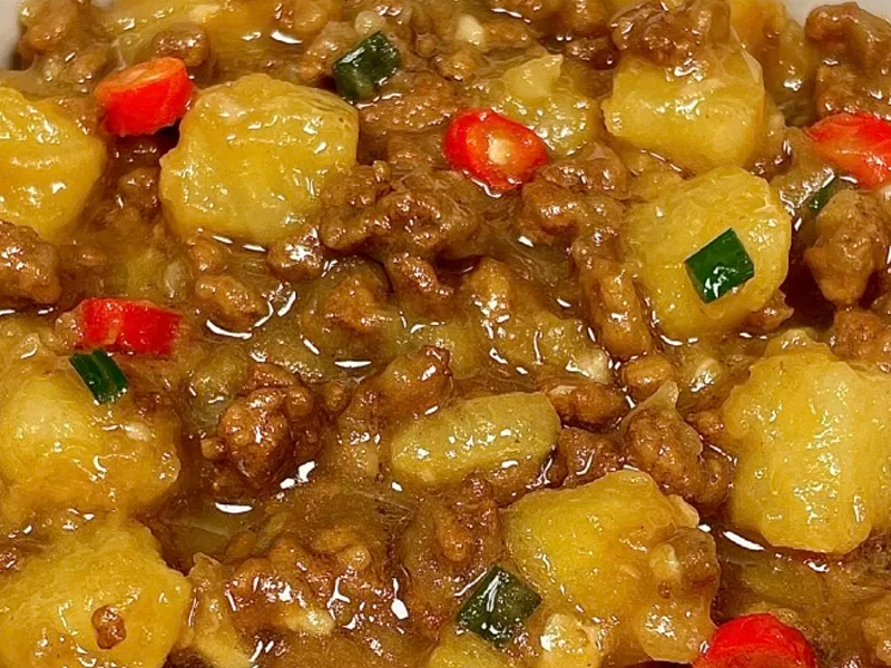 超級美味的肉末土豆 超級美味的肉末土豆
