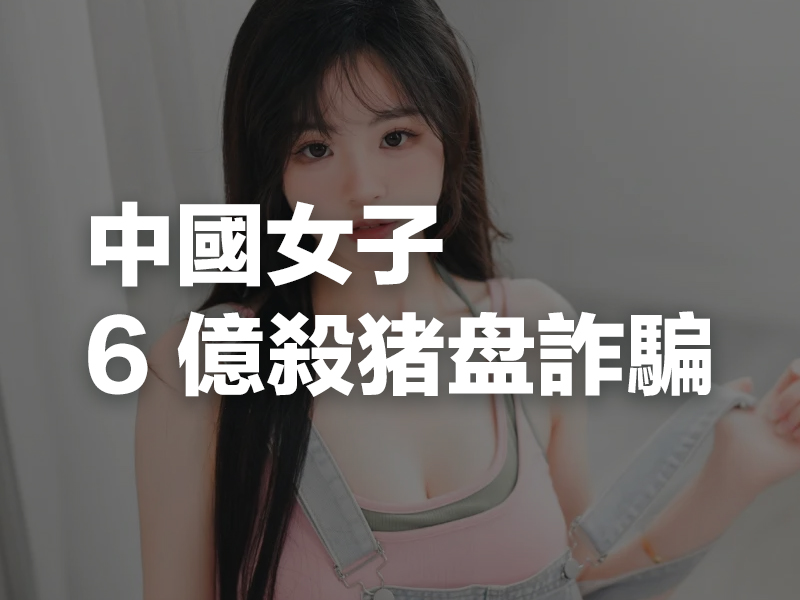 27 歲中國女子，6 億殺猪盘詐騙