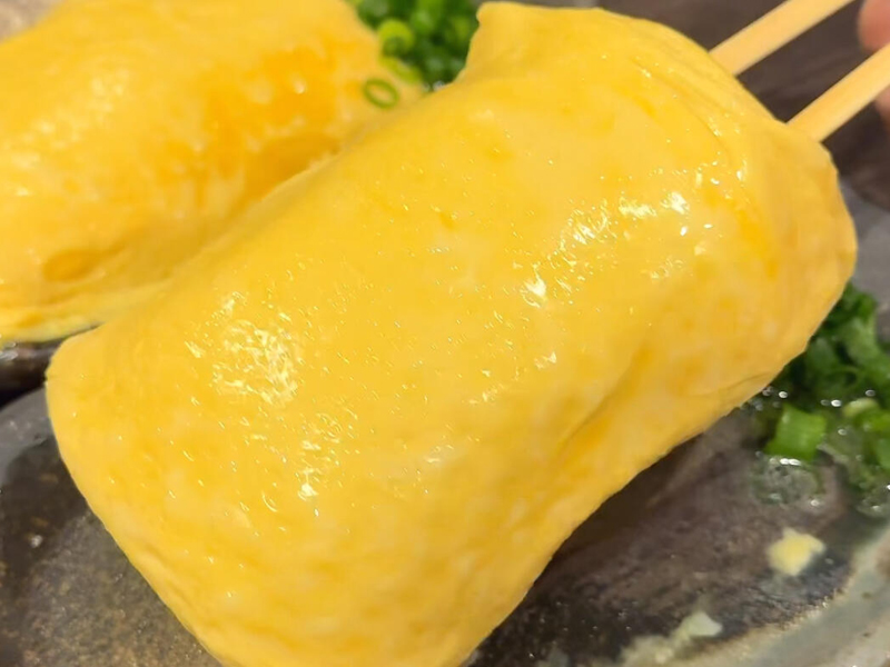 大阪人氣爆棚，半熟出汁卷雞蛋