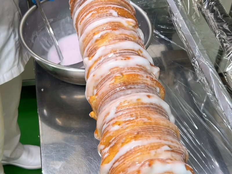 千葉美味發現，形似櫻花樹幹的年輪蛋糕