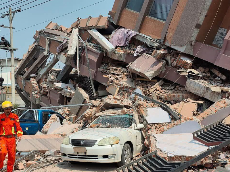 又有地震，5.4 級強震