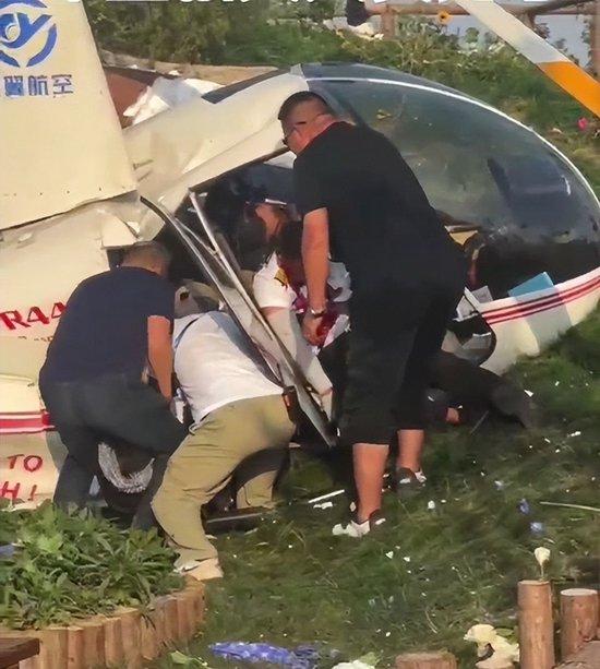直升機失控墜毀意外