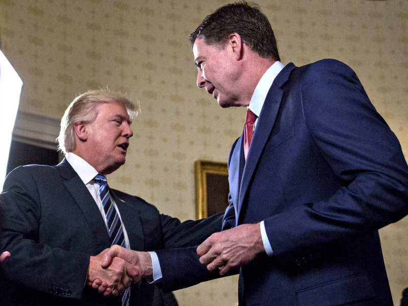 一張圖片 FBI 前局長暗示暗殺特朗普