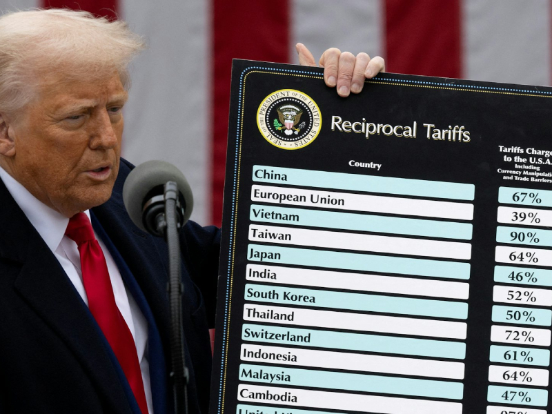 特朗普堅持執行「對等關稅」